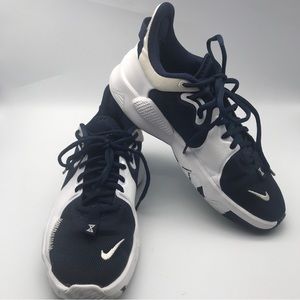 Nike Paul George PG 5 TB Navy Obsidian Blue White Black DA7758-401 Men's 7.5